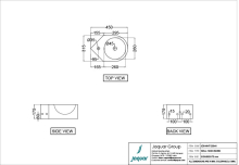 Jaquar Laguna Wall Hung Basin 1000mm 