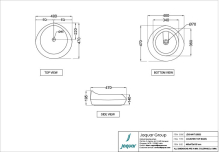 Jaquar Designer Countertop Basin - 640mm 