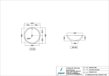 Scudo Riviera 560mm Countertop or Wall Hung Basin