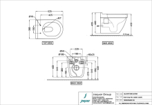 Jaquar Solo Rimless Blind Installation Wall Hung WC -White