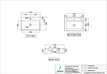 Jaquar Kubix Prime Countertop Basin - 565mm