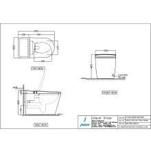 Artize Luxelet Automatic Wall Hung Rimless Smart  Bidet Toilet