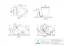 Jaquar Ornamix Prime Tankless Wall Hung WC With Sensor Flush