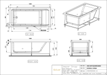 Artize Lexa 600x400MM White Counter Top Basin 