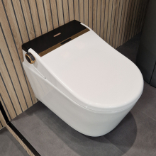 Artize White Luxelet Automatic Wall Hung Rimless Smart Bidet Toilet