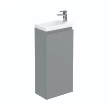 Halite 400mm Matt Grey Waterproof Vanity Unit with Basin