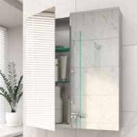 Eastbrook Ravini 800 x 600mm 2 Door Mirrored Bathroom Cabinet