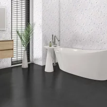 Neptune 250 White Sparkle PVC Plastic Wall & Ceiling Cladding - 2.6m - 4 Pack