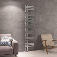 Tissino Hugo2 1212 x 400mm Lusso Grey  Towel Radiator - High BTU Output