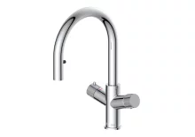 KoGE 4 in 1 Chrome Pull Out Boiling Water Kitchen Tap & Boiler