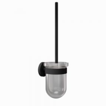 Jaquar Continental Matt Black Toilet Brush And Holder 