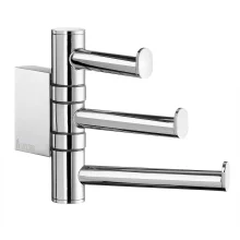Smedbo Air Chrome Swing Arm Triple Hook