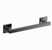 Jaquar Kubix Prime 300mm Black Chrome Towel Rail 