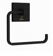 Jaquar Kubix Prime Black Matt Square Toilet Roll Holder  