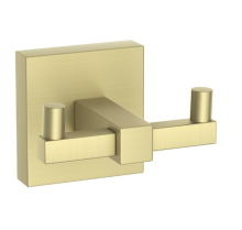 Jaquar Kubix Prime Brass Matt Double Robe Hook