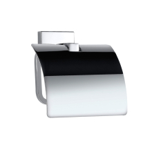 Jaquar Kubix Prime Chrome Toilet Roll Holder With Cover 