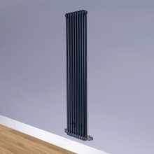 DQ Ardent 1800 x 668mm 2 Column Anthracite Vertical Radiator