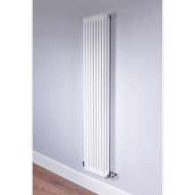 DQ Ardent 1500 x 530mm Gloss White Vertical Radiator