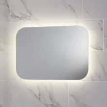Scudo Aurora Back-Lit LED Bathroom Mirror with Shaver Socket - 600 x 1200mm