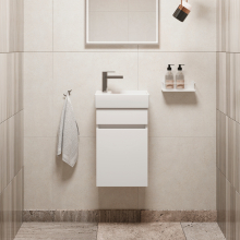 Scudo Ella 600 Gloss White Vanity Unit