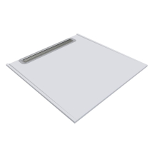 Impey Aqua-Dec Linear 1 1200 x 1200mm Wetroom Shower Tray