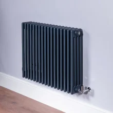 DQ Ardent 500 x 1404mm 4 Column Anthracite Horizontal Radiator