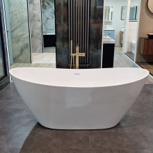 Scudo Labyrinth 1700 x 780 Fluted Back to Wall Bath