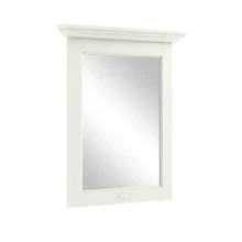 Bayswater Pointing White 600mm Flat Bathroom Wall Mirror