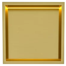Stellniche Brushed Brass 300 x 300mm Wall Niche With LED Light