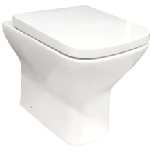 Scudo Porto Rimless Back To Wall Toilet with Soft Close Seat