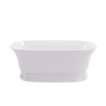 Bampton Cian Solid Surface Freestanding Bath, 1555 x 740 By BC Designs