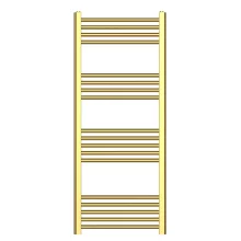 Giavani Brushed Brass Bathroom Towel Radiator 1200 x 500mm