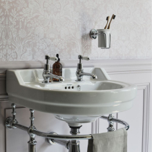 Burlington 560mm Edwardian Basin with Gold Wash Stand