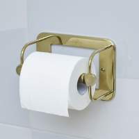 Tecno Project Brushed Nickel Open Toilet Roll Holder