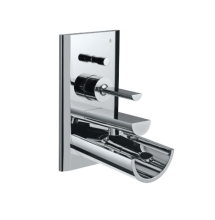 Artize Confluence Waterfall Bath Filler & Diverter In Chrome With Concealed Body 