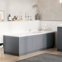 Scudo Classica 1700 Chalk White Front Bath Panel 