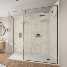 160mm Finishing Panel - Lumiere Nuance Waterproof Shower Board