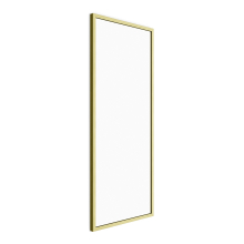 Origins Living Docklands 120 Brushed Brass Rectangular Mirror