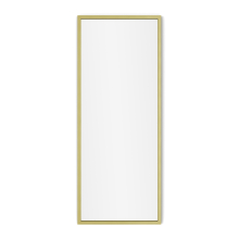 Origins Living Docklands 41 Brushed Brass Rectangular Mirror