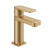 Abacus Edge Mono Basin Mixer - Brushed Brass