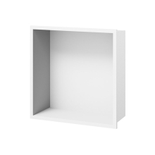 Elements Recessed Shower Niche Matt White 320 x 320 x 120mm