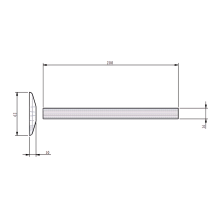 Brushed Brass Pipe Snap 15mm Radiator pipe covers and collars