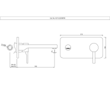 Jaquar Florentine Prime Chrome Bidet Mixer With Popup Waste System 