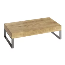 Abacus Concept Cloud Halifax Oak Shelf 800mm With Matt Anthracite Towel Hangers