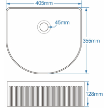 Jaquar Designer Counter Top Basin 480mm