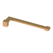 Abacus Wetroom Brushed Brass Inline Glass Support Arm