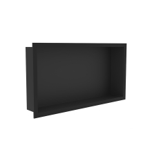Gio Shower Niche Insert Black 300 x 600mm