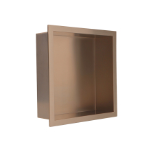 Gio Shower Niche Insert Brushed Bronze 300 x 300mm