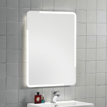 Scudo Aubrey LED Mirror Black 500 x 800mm