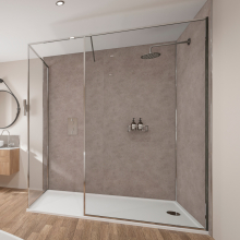 1200mm Postformed - Chalky Pine Nuance Waterproof Shower Board